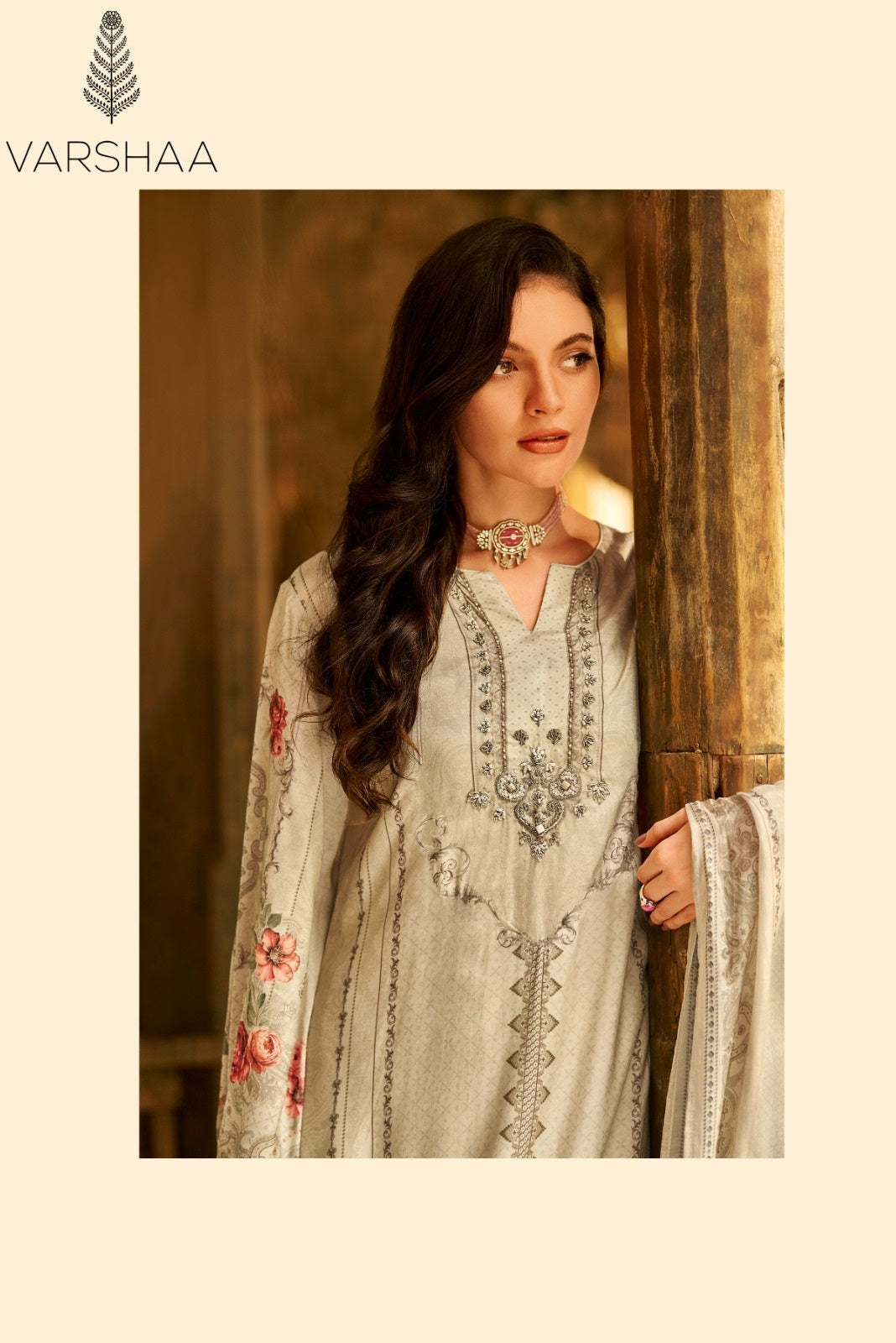 Mian Varshaa Modal Satin Plazzo Style Suits Exporter Gujarat