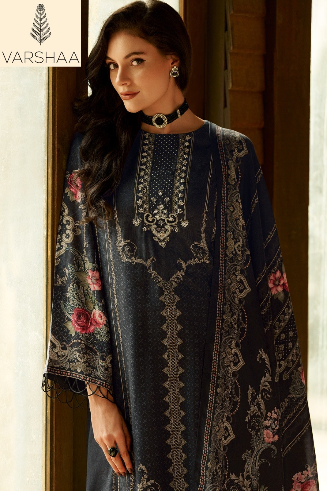 Mian Varshaa Modal Satin Plazzo Style Suits Exporter Gujarat