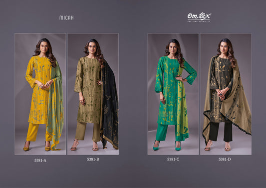 Micah Omtex Silk Pant Style Suits Exporter Ahmedabad