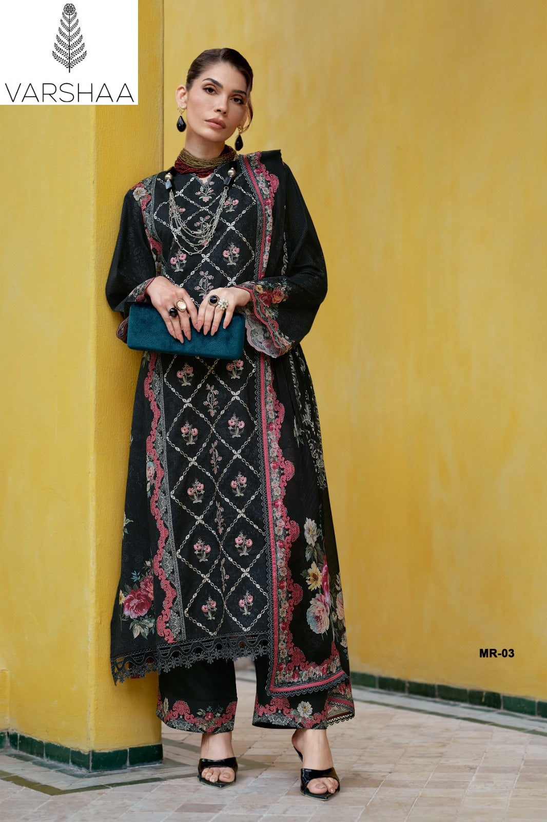 Micara Varshaa Viscose Muslin Pant Style Suits Wholesaler India