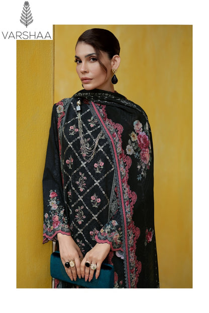 Micara Varshaa Viscose Muslin Pant Style Suits Wholesaler India