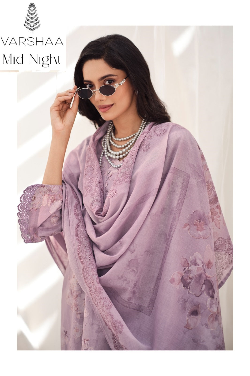 Mid Night Varshaa Cotton Linen Pant Style Suits Wholesaler Gujarat