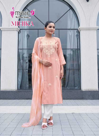 Mihika Vol 2 Mystic 9 Capsule Readymade Pant Style Suits Exporter