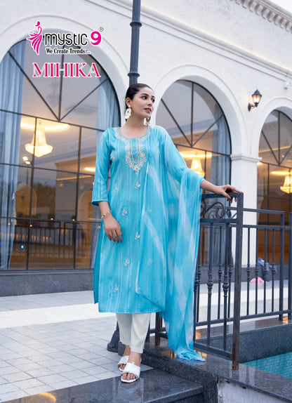Mihika Vol 2 Mystic 9 Capsule Readymade Pant Style Suits Exporter