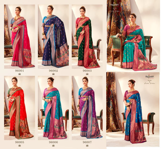 Mihira Paithani Silk Rajpath Banarasi Sarees Wholesale Rate