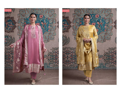 Mikala Naariti Silk Pant Style Suits Exporter