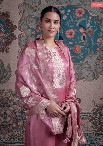 Mikala Naariti Silk Pant Style Suits Exporter