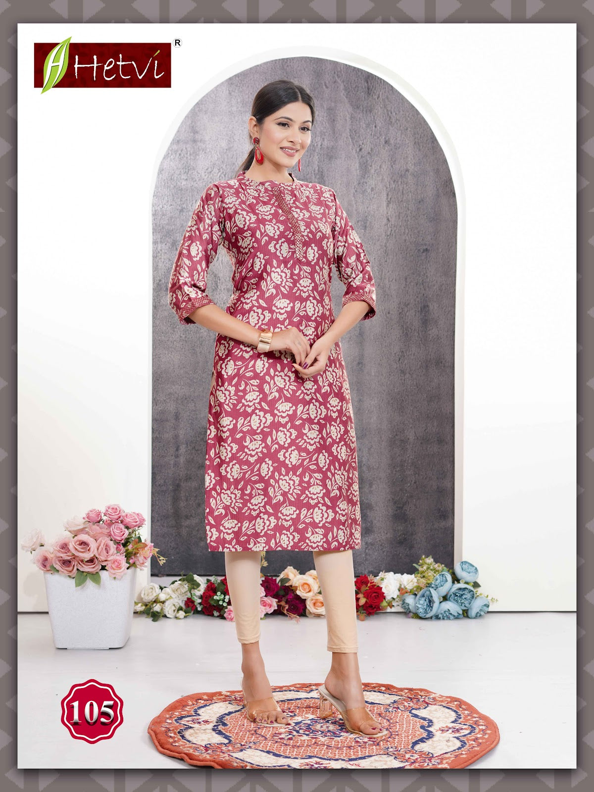 Mila Hetvi Berlin Knee Length Kurtis Exporter Ahmedabad