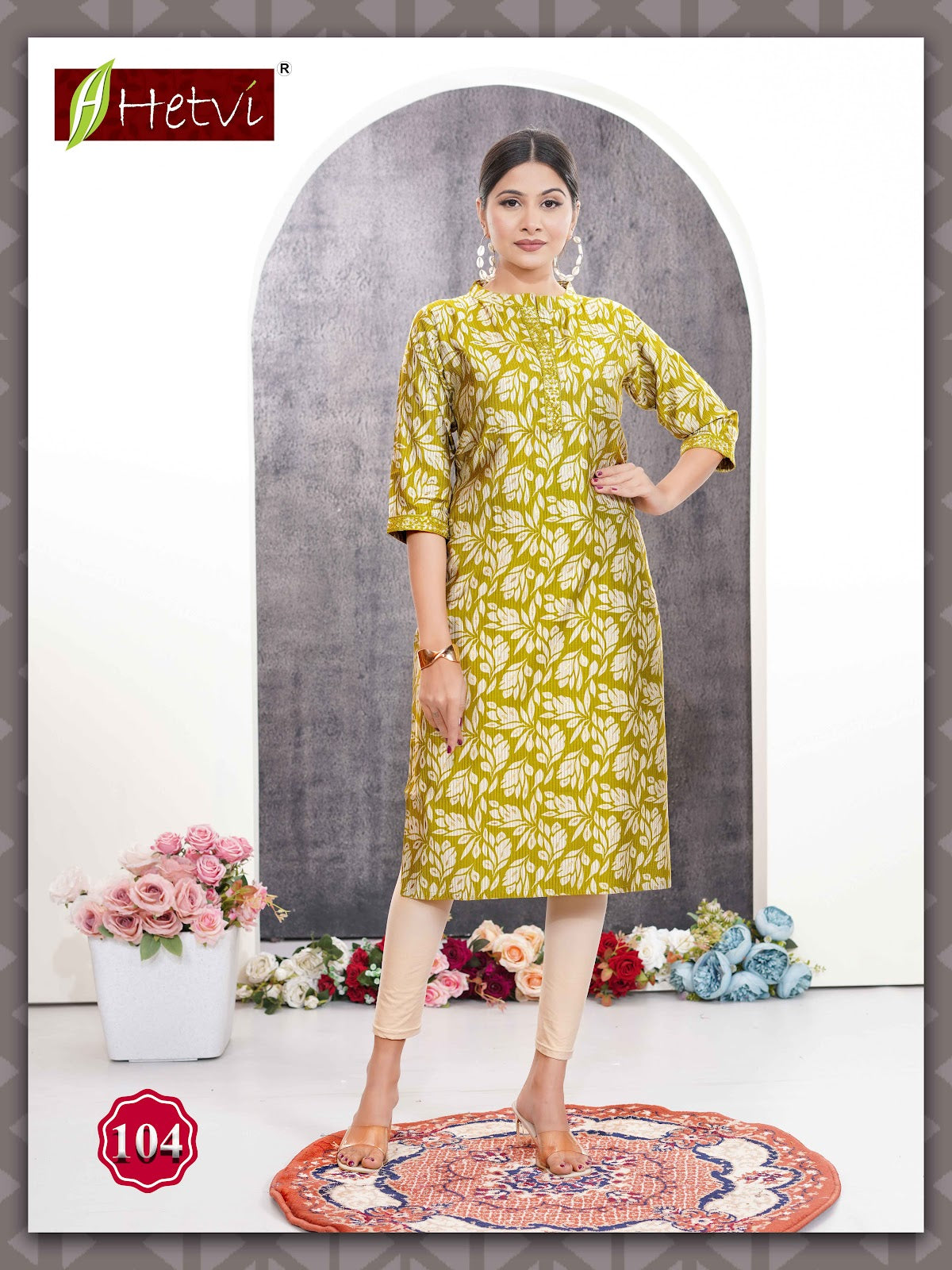 Mila Hetvi Berlin Knee Length Kurtis Exporter Ahmedabad