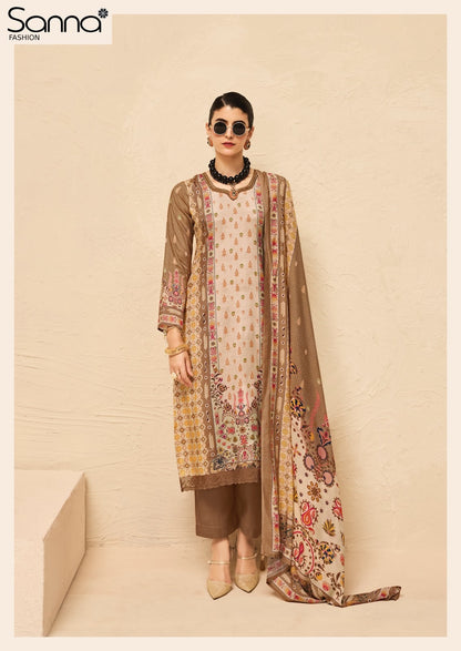 Milaap Sanna Fashion Bemberg Muslin Pant Style Suits Supplier Ahmedabad