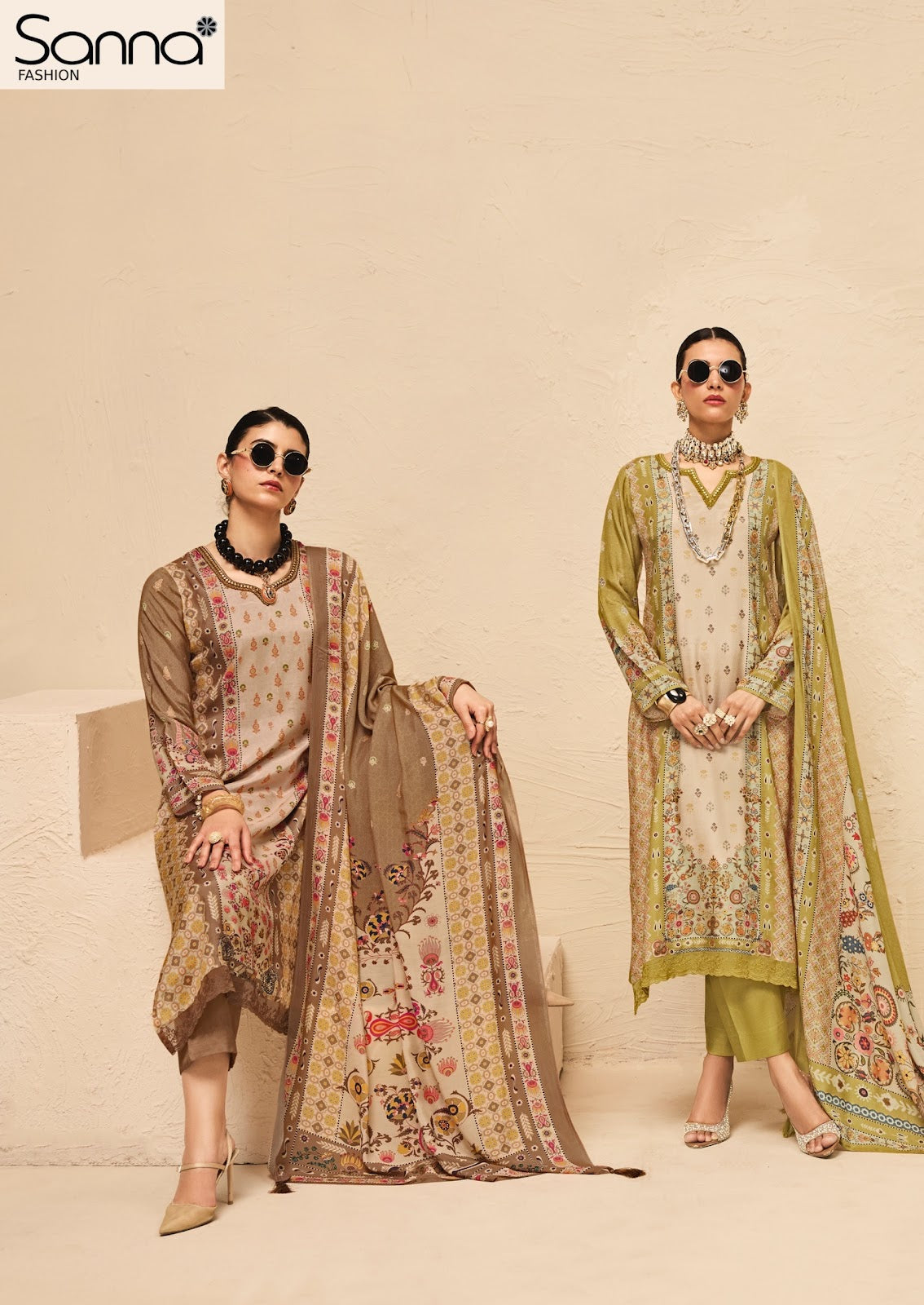 Milaap Sanna Fashion Bemberg Muslin Pant Style Suits Supplier Ahmedabad