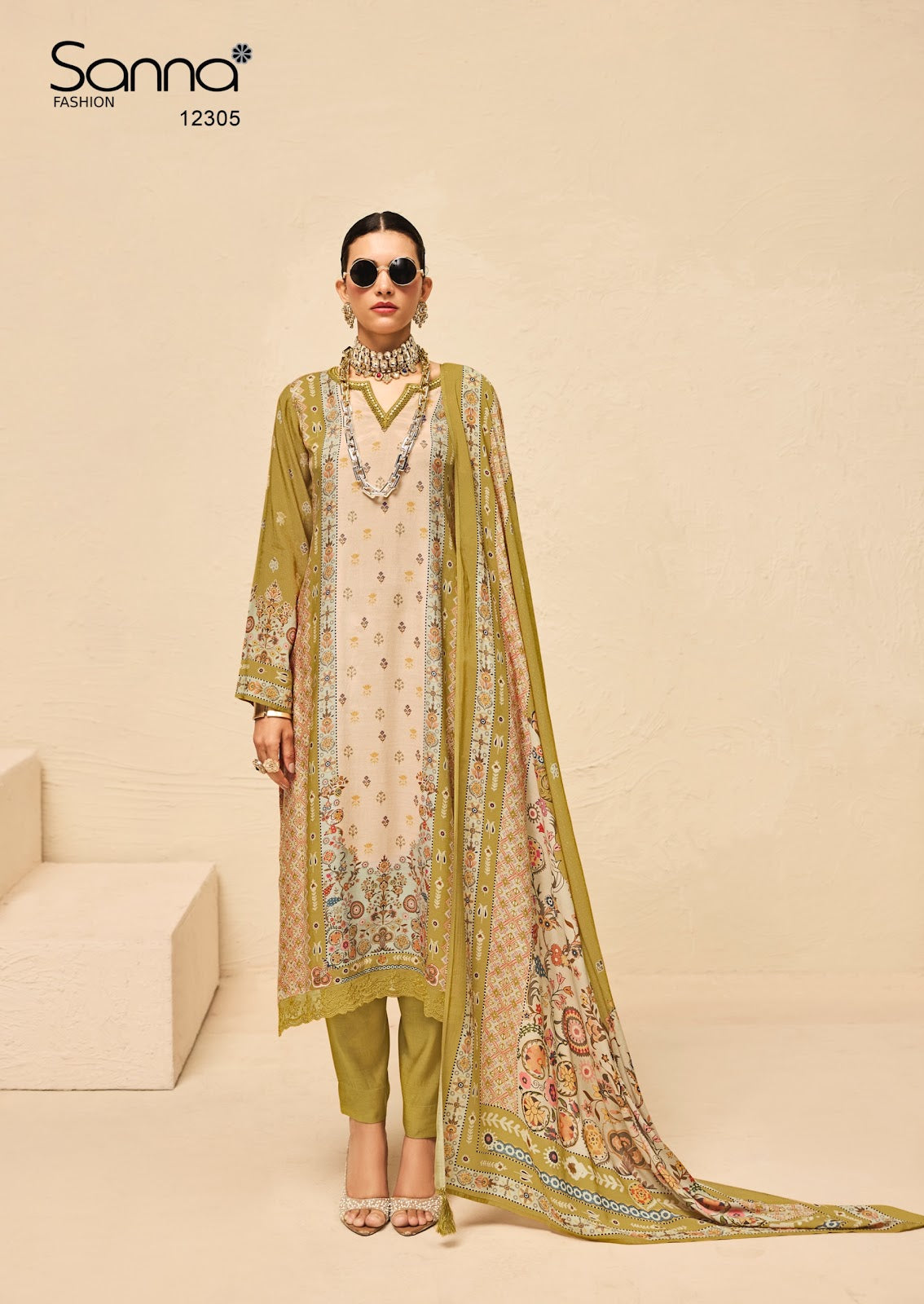 Milaap Sanna Fashion Bemberg Muslin Pant Style Suits Supplier Ahmedabad