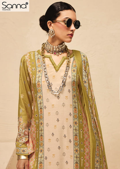 Milaap Sanna Fashion Bemberg Muslin Pant Style Suits Supplier Ahmedabad