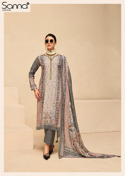 Milaap Sanna Fashion Bemberg Muslin Pant Style Suits Supplier Ahmedabad