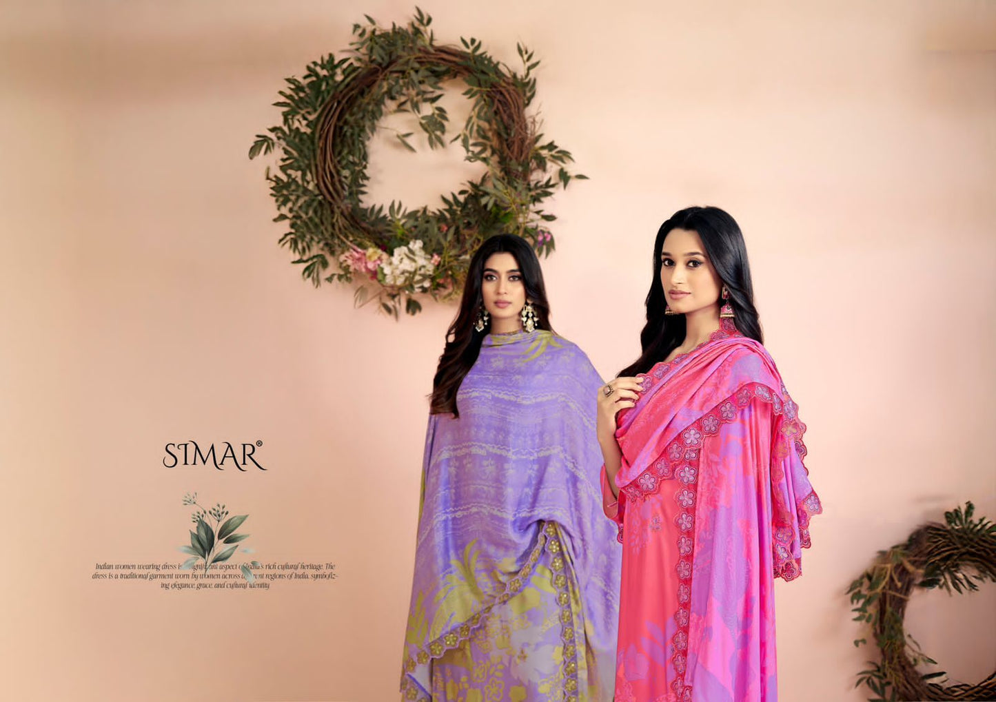 Milan Simar Pashmina Suits Manufacturer Gujarat