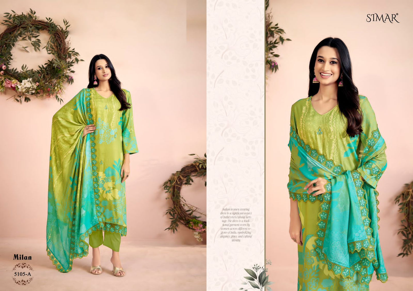 Milan Simar Pashmina Suits Manufacturer Gujarat