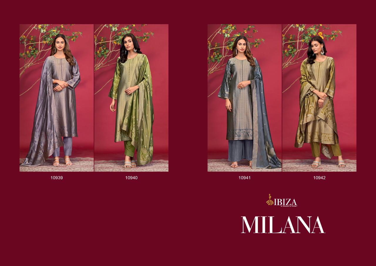 Milana Ibiza Banglori Silk Pant Style Suits Wholesale Price