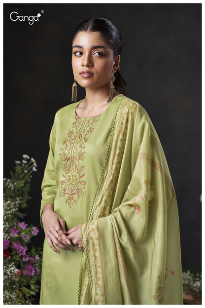 Milara 3869 Ganga Premium Cotton Plazzo Style Suits Wholesaler