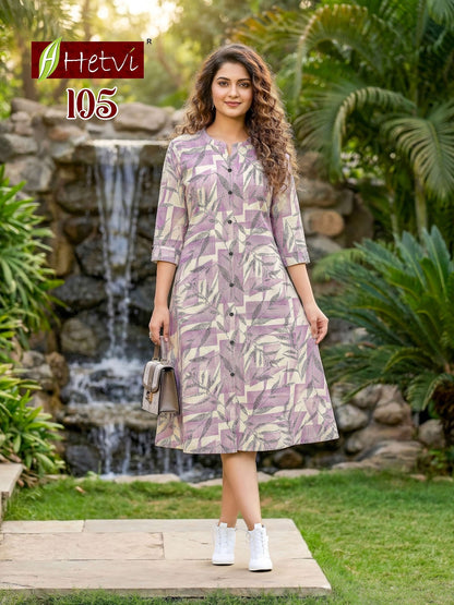 Mili Hetvi Cotton One Piece Dress Wholesaler Gujarat