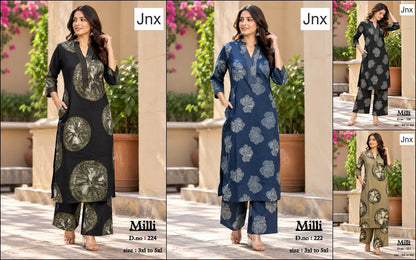 Milli 251026 Jnx Rayon 22Kg Co Ord Set Wholesale Price