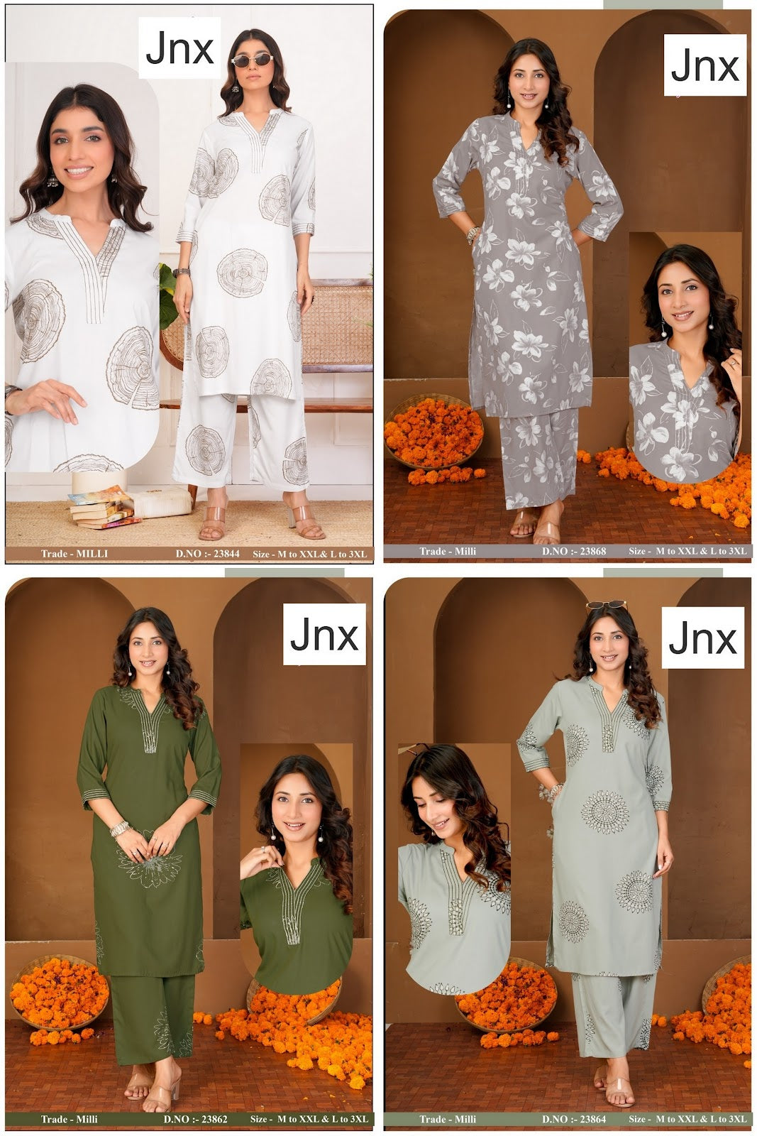 Milli Jnx Co Ord Set Manufacturer Gujarat