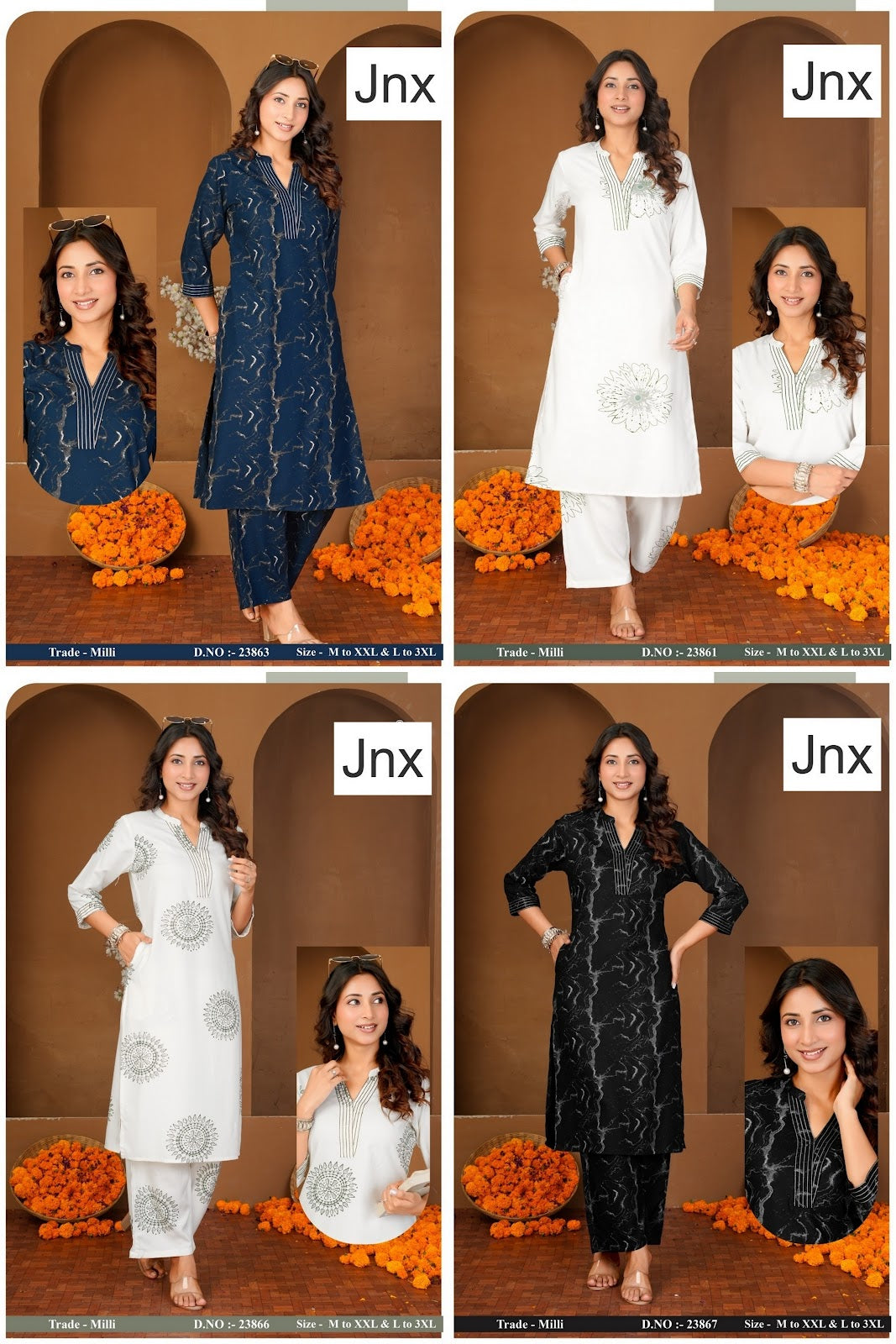 Milli Jnx Co Ord Set Manufacturer Gujarat