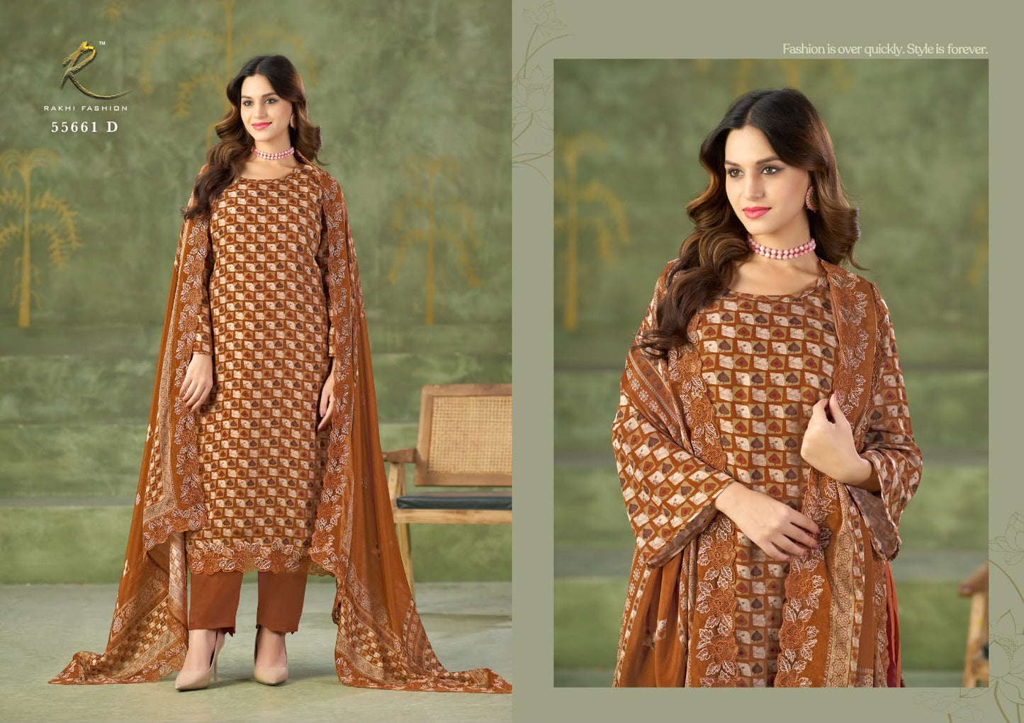 Millionaires Lifestyle 55661 Rakhi Fashion Bemberg Pant Style Suits Manufacturer Ahmedabad