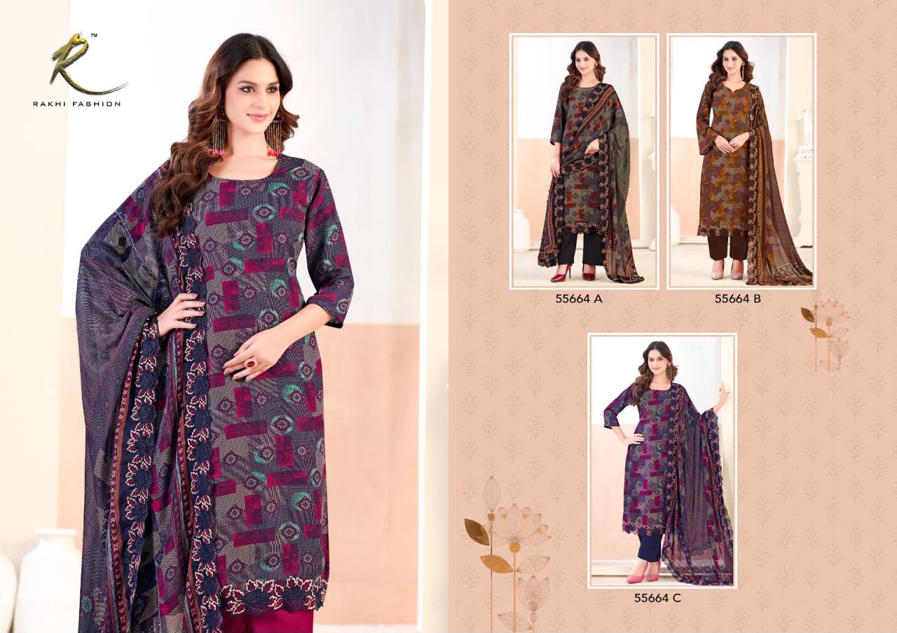 Millionaires Lifestyle 55664 Rakhi Fashion Bemberg Pant Style Suits Wholesale Price