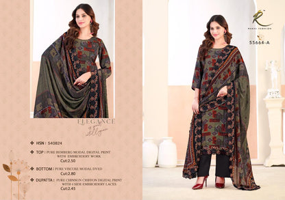 Millionaires Lifestyle 55664 Rakhi Fashion Bemberg Pant Style Suits Wholesale Price