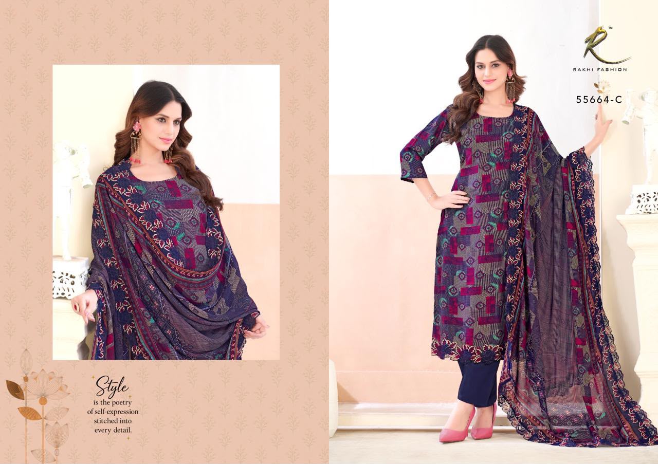 Millionaires Lifestyle 55664 Rakhi Fashion Bemberg Pant Style Suits Wholesale Price