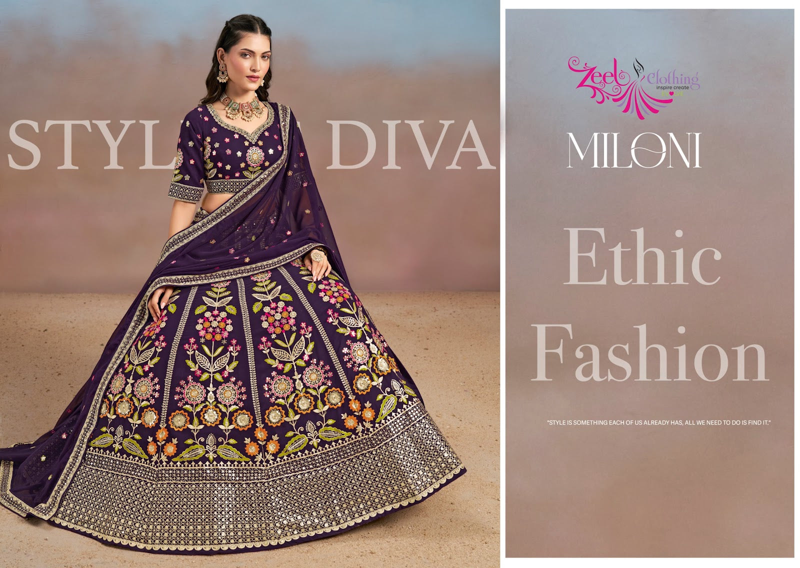 Miloni Zeel Georgette Lehenga Choli Manufacturer Ahmedabad