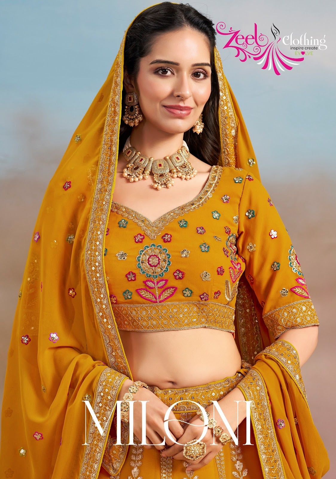 Miloni Zeel Georgette Lehenga Choli Manufacturer Ahmedabad