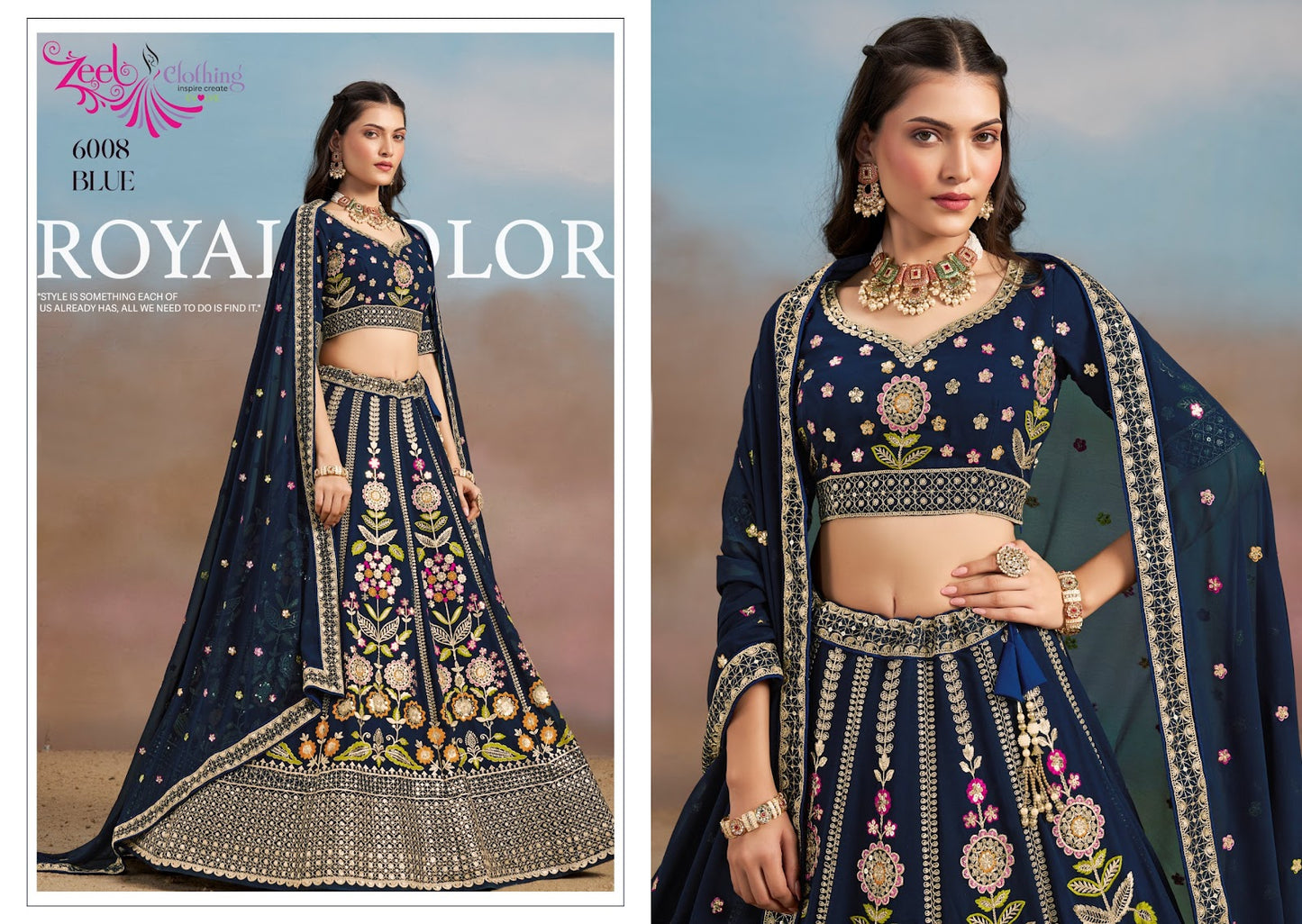 Miloni Zeel Georgette Lehenga Choli Manufacturer Ahmedabad