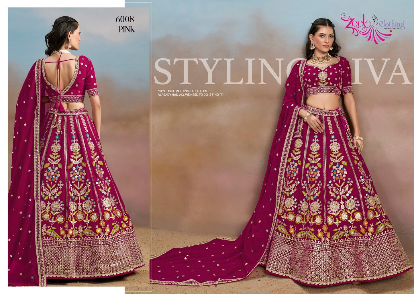 Miloni Zeel Georgette Lehenga Choli Manufacturer Ahmedabad