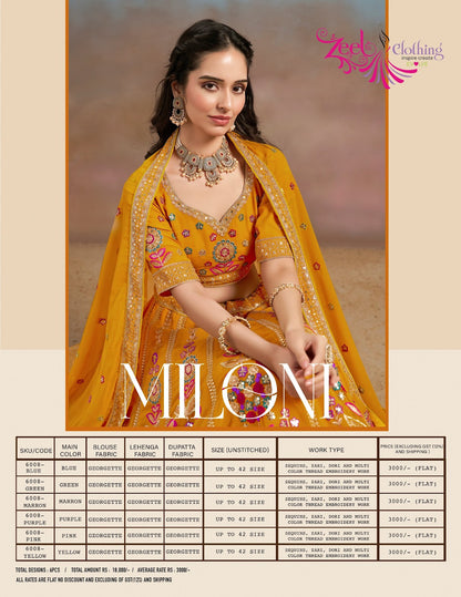 Miloni Zeel Georgette Lehenga Choli Manufacturer Ahmedabad