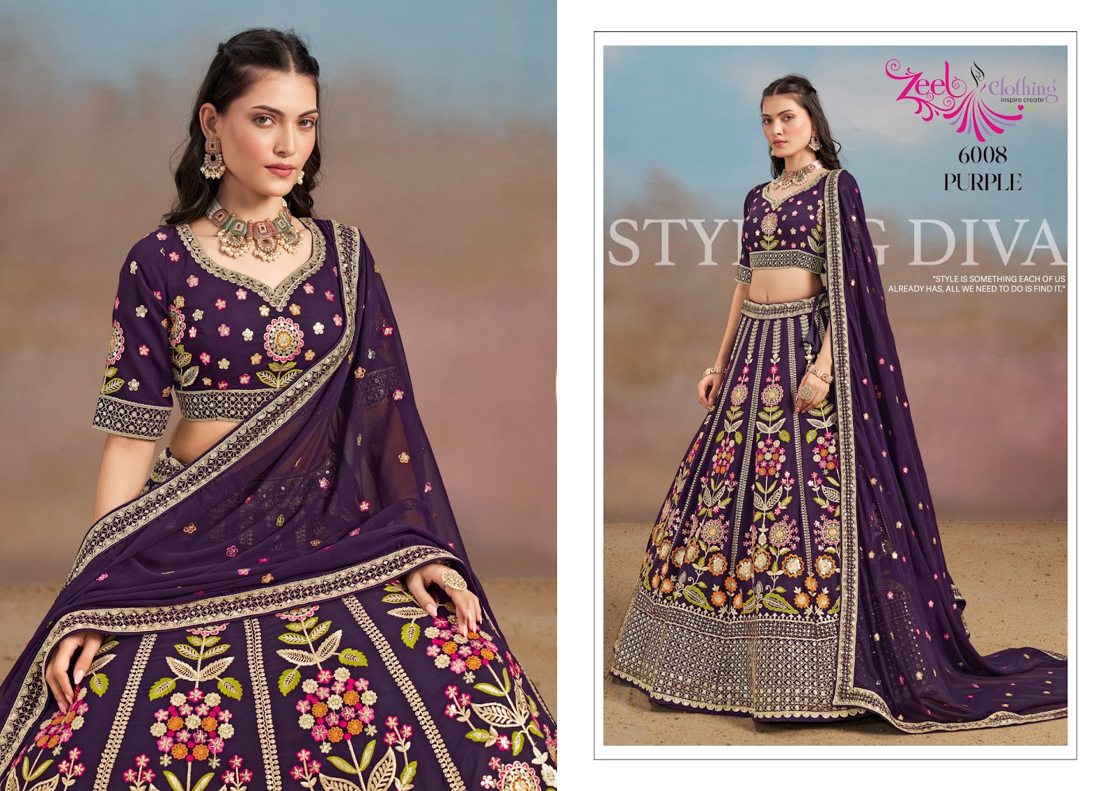 Miloni Zeel Georgette Lehenga Choli Manufacturer Ahmedabad