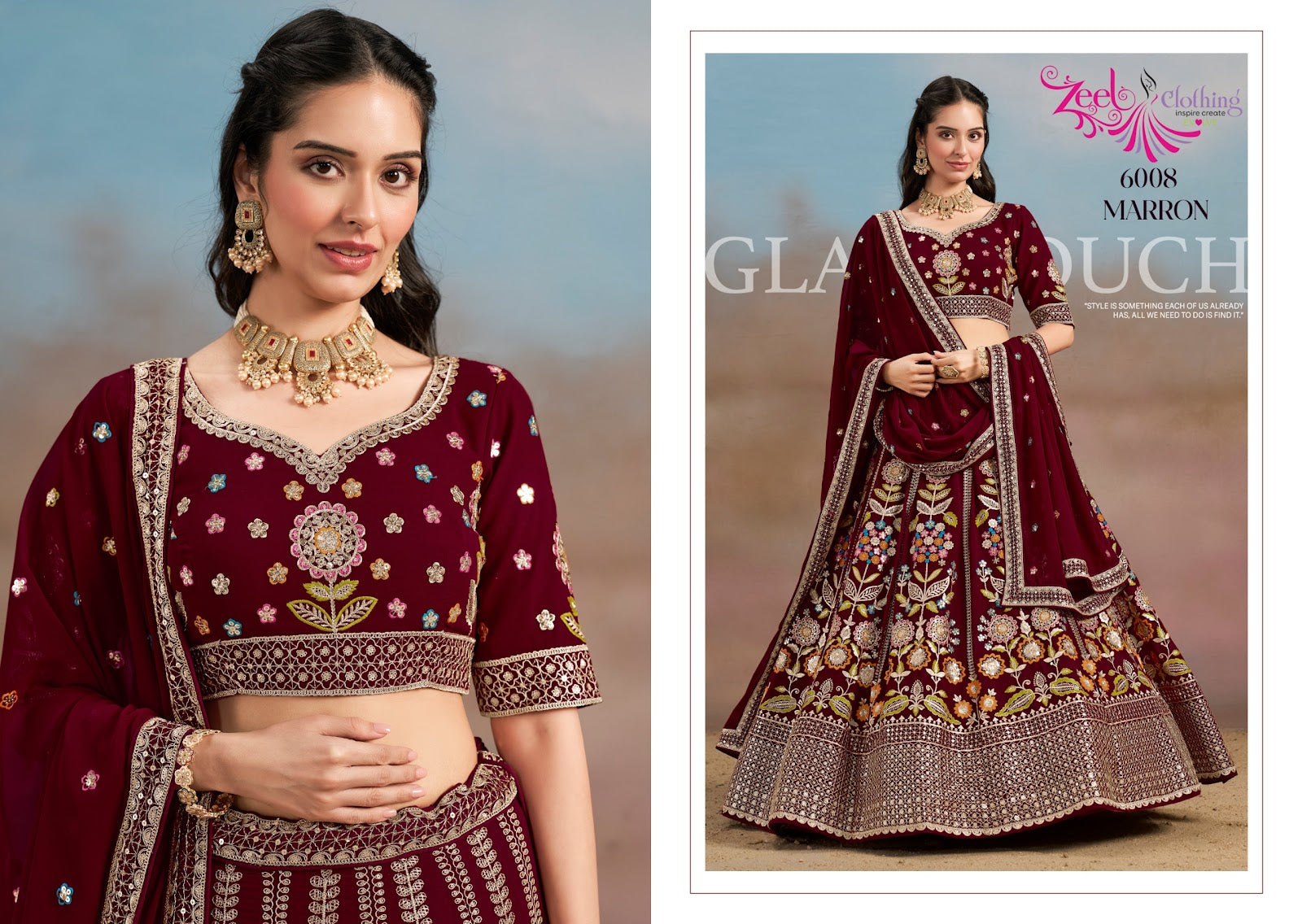 Miloni Zeel Georgette Lehenga Choli Manufacturer Ahmedabad