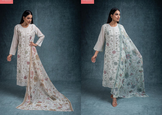 Milou Naariti Banarasi Pant Style Suits Wholesale Rate