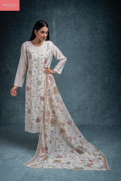 Milou Naariti Banarasi Pant Style Suits Wholesale Rate