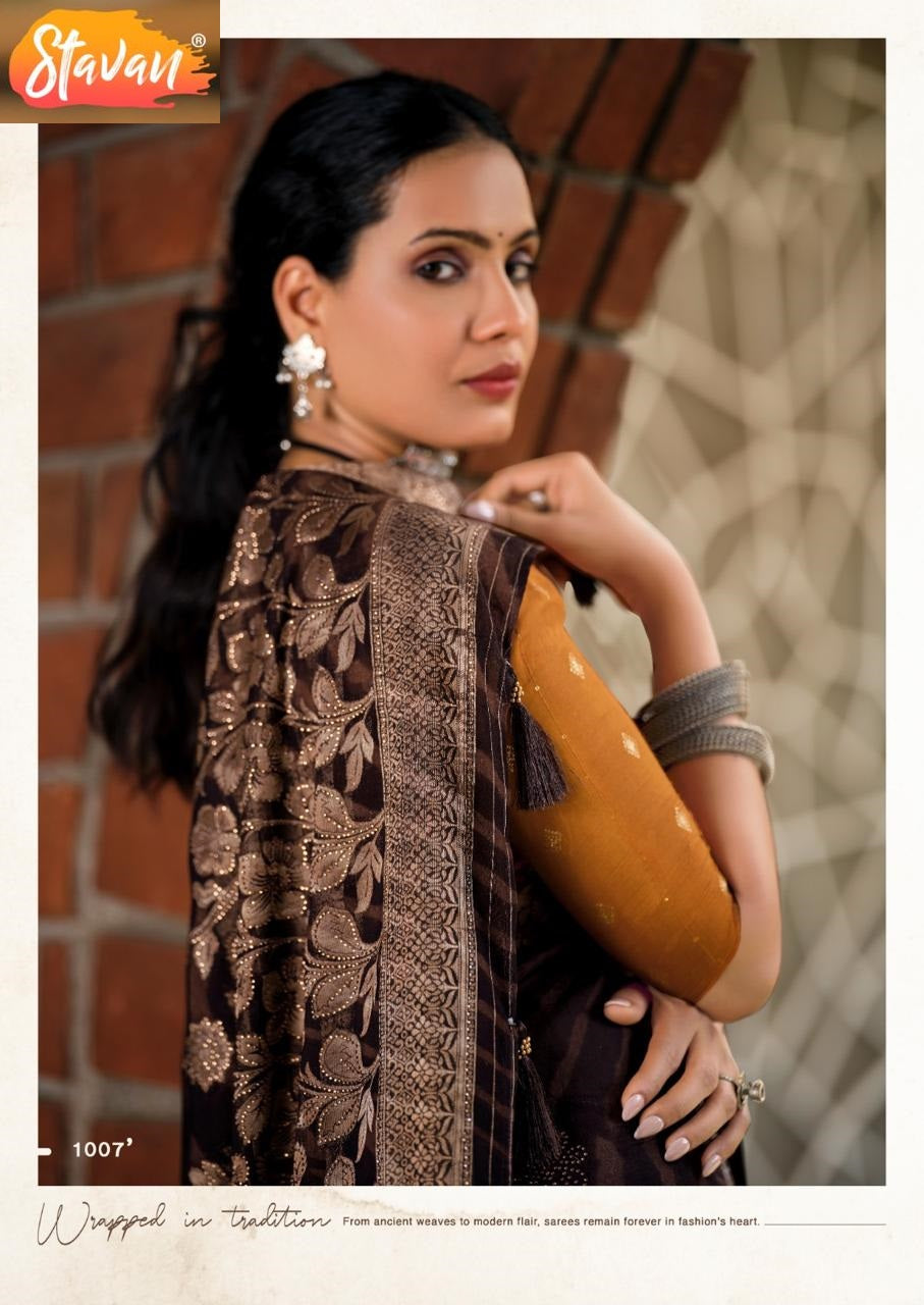 Mimasa Stavan Georgette Sarees Wholesale Rate