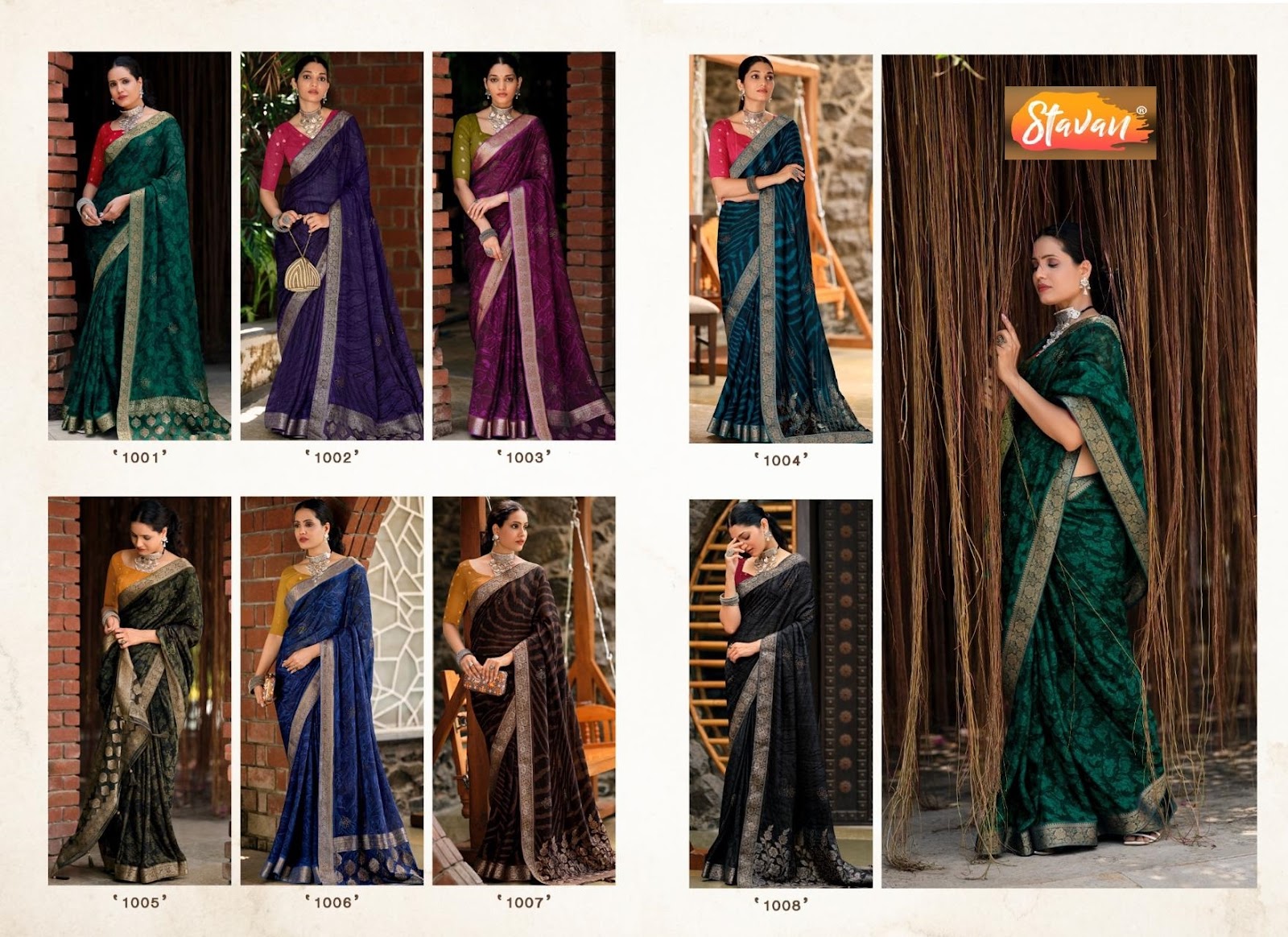 Mimasa Stavan Georgette Sarees Wholesale Rate