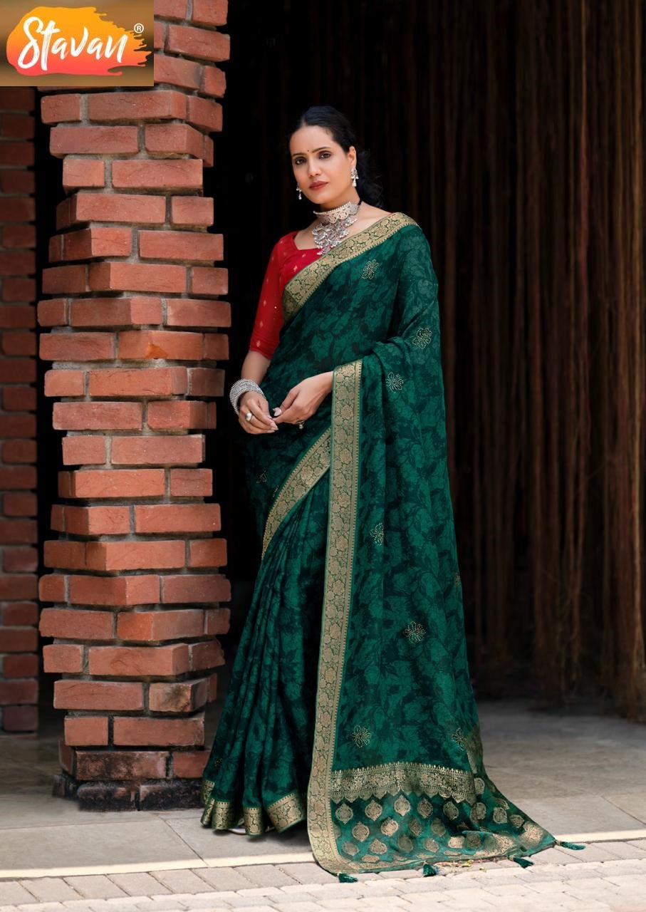 Mimasa Stavan Georgette Sarees Wholesale Rate