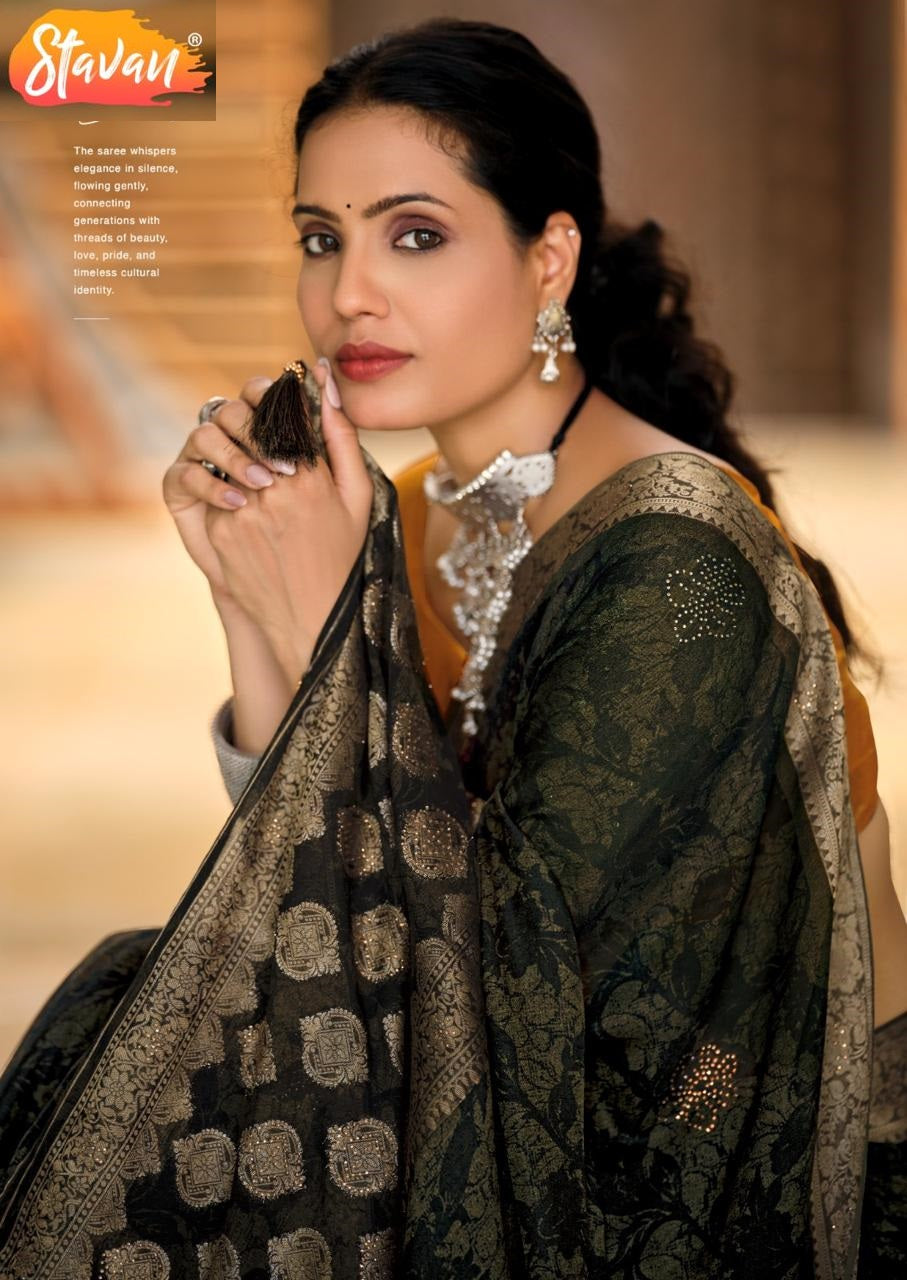 Mimasa Stavan Georgette Sarees Wholesale Rate