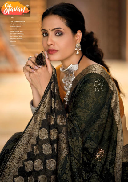 Mimasa Stavan Georgette Sarees Wholesale Rate