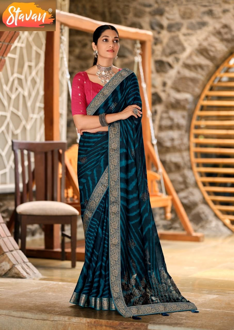 Mimasa Stavan Georgette Sarees Wholesale Rate