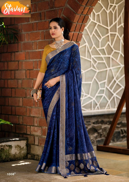 Mimasa Stavan Georgette Sarees Wholesale Rate