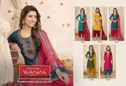 Mimmi Wanna Jam Satin Patiyala Style Suits Supplier Gujarat