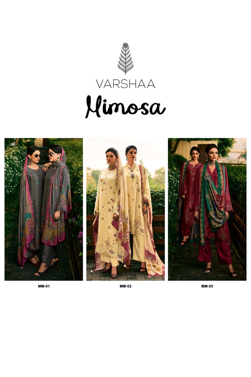 Mimosa Varshaa Pashmina Suits Supplier Gujarat