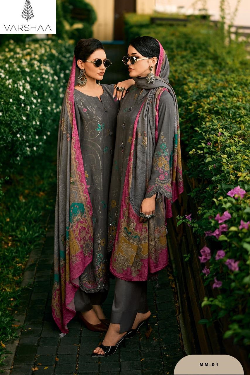 Mimosa Varshaa Pashmina Suits Supplier Gujarat