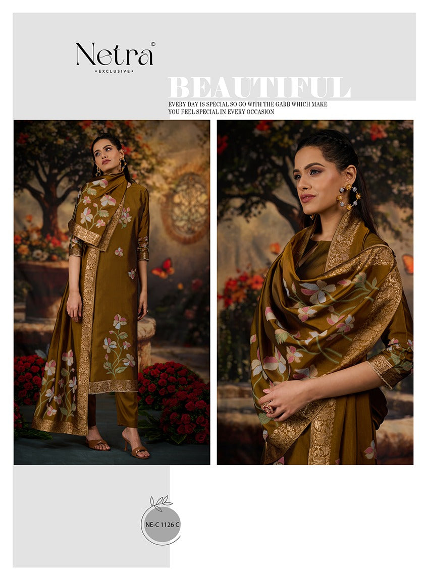 Mina Netra Premium Viscose Plazzo Style Suits Wholesaler Gujarat